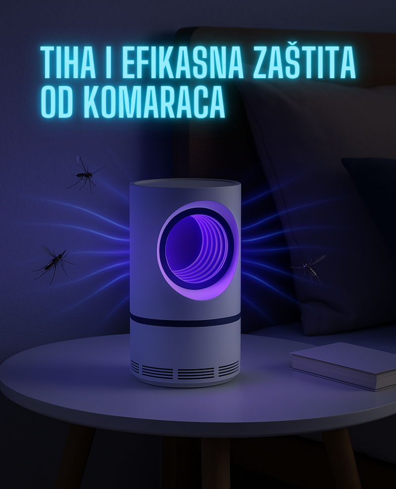 Vortex Lampa za komarce – Tiha UV zamka